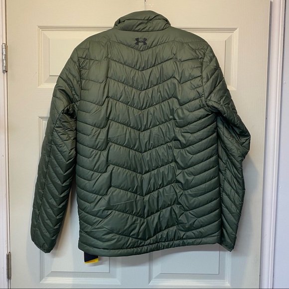 NEW Under Armour Mens Medium M Cold Gear Reactor Jacket Army Green ColdGear $199 - Picture 3 of 6
